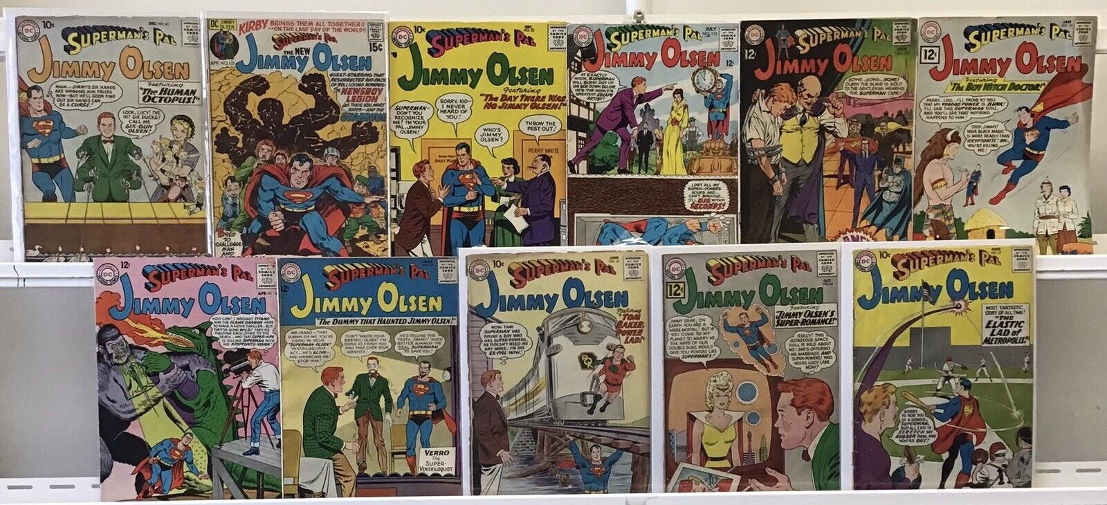 Superman’s Pal Jimmy Olsen Silver Age Comic Book Lot Of 11