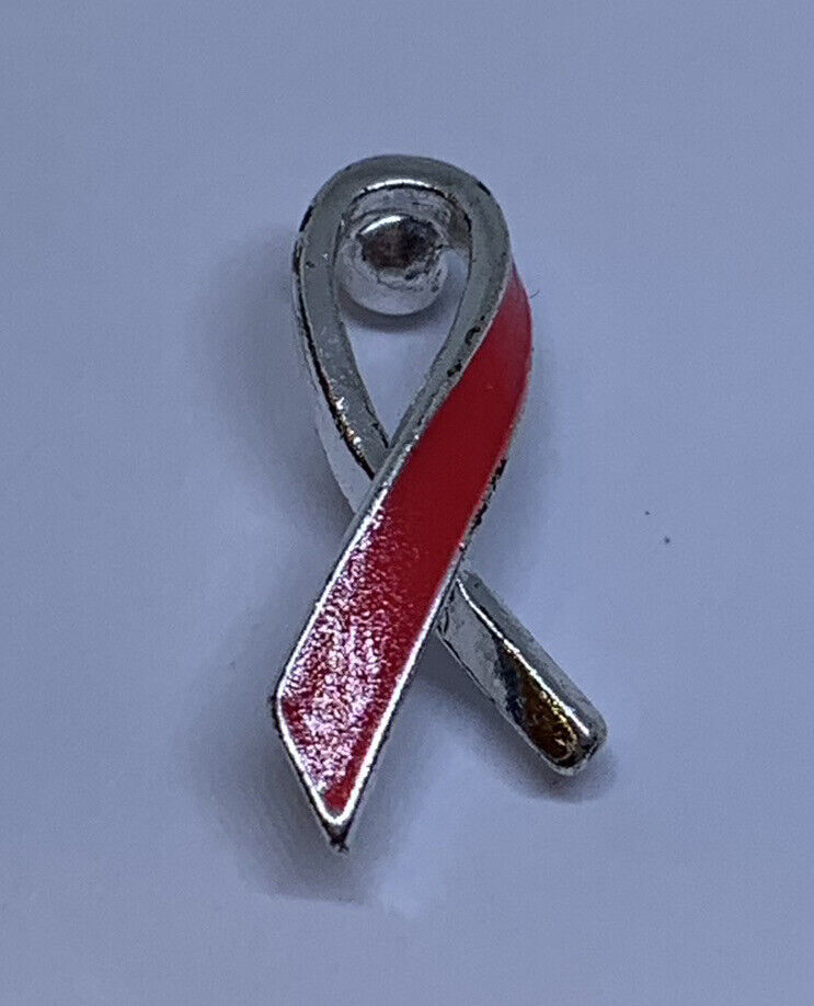 Red Ribbon Marked NRT HIV AIDS Substance Abuse Prevention Lapel Pin (91)