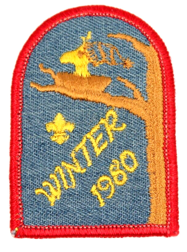 Vintage Generic 1980 Winter Patch Boy Scouts BSA