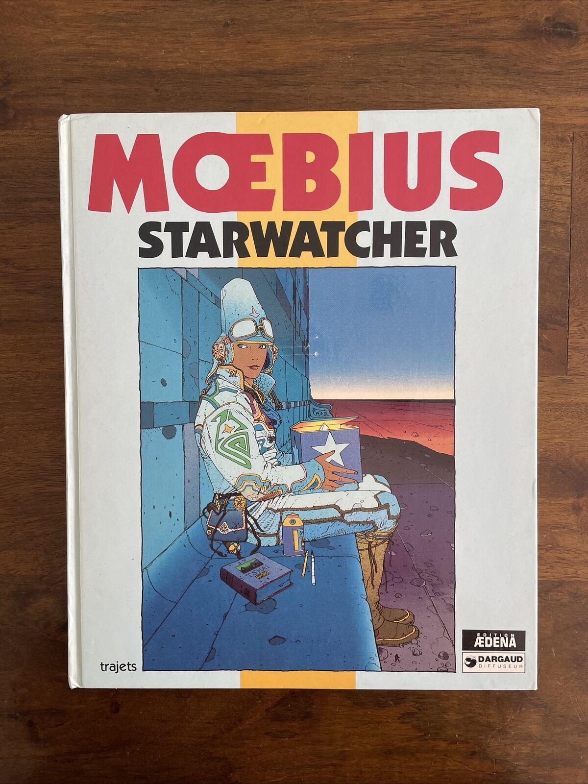 RARE Vintage Moebius Starwatcher Star Watcher trajets Comic Art Book 1st Edition