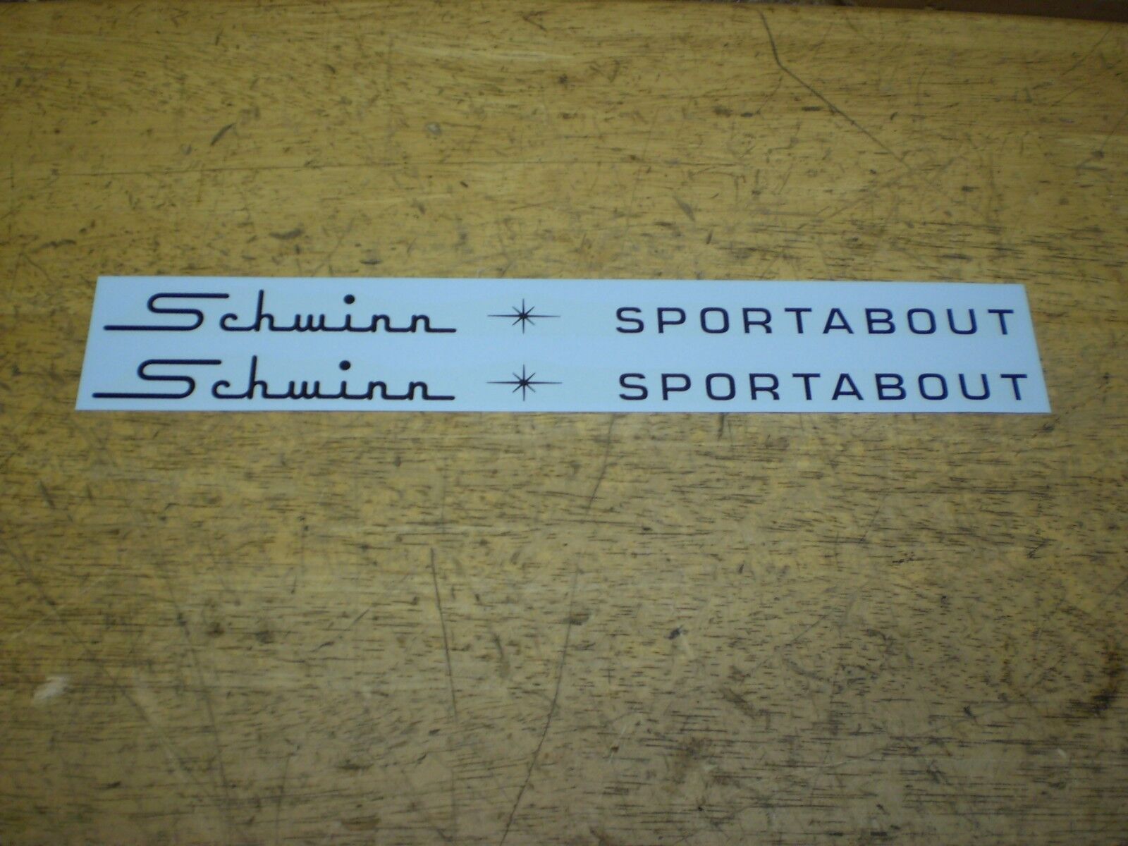 Schwinn Approved SPORTABOUT Bicycle Black Frame Decal Set