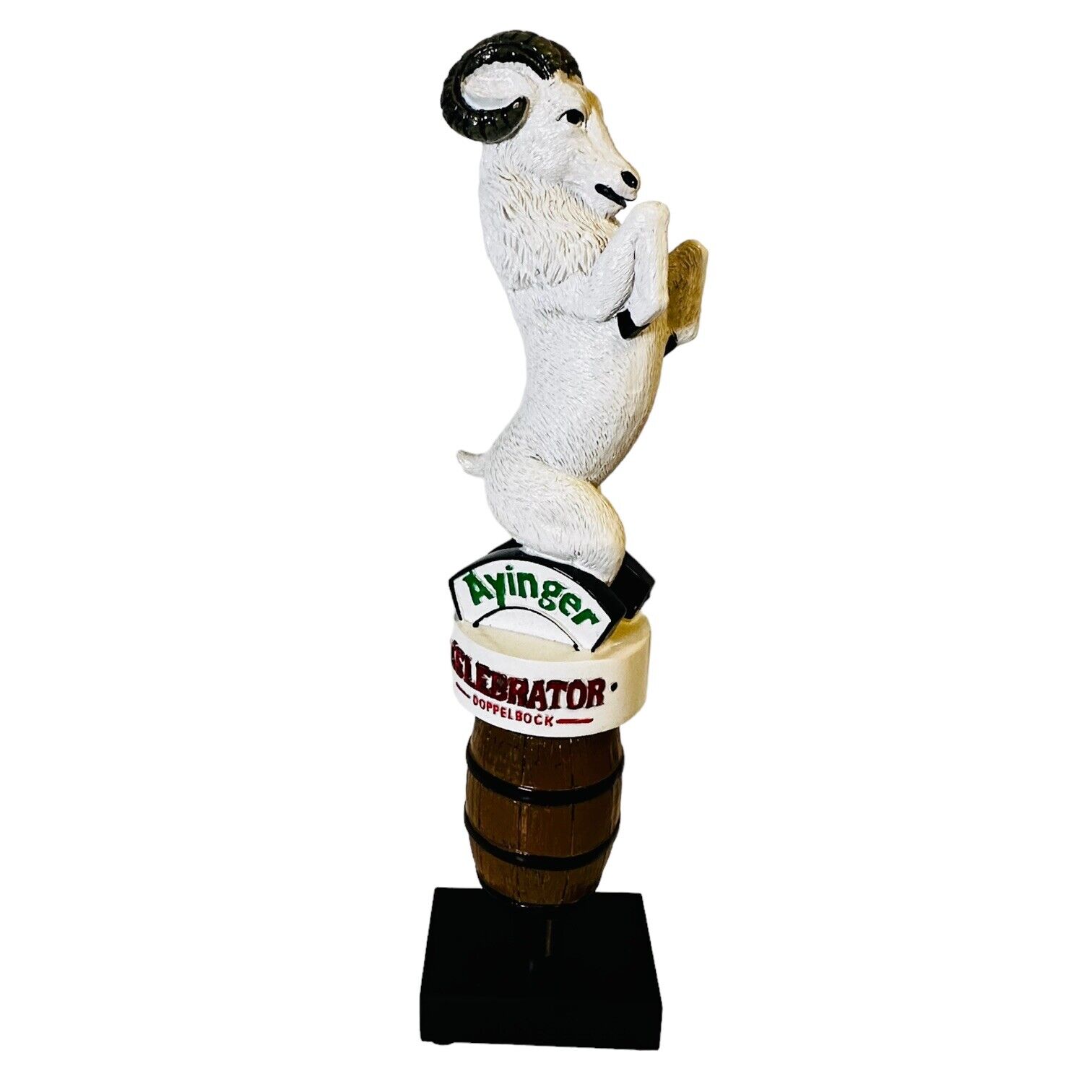 AYINGER Ram beer tap handle DOPPELBOCK Celebrator Mancave Bar Keg Brewing