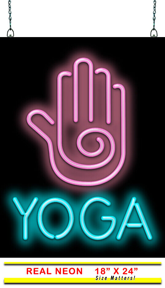 Yoga With Hand Neon Sign | Jantec | 18