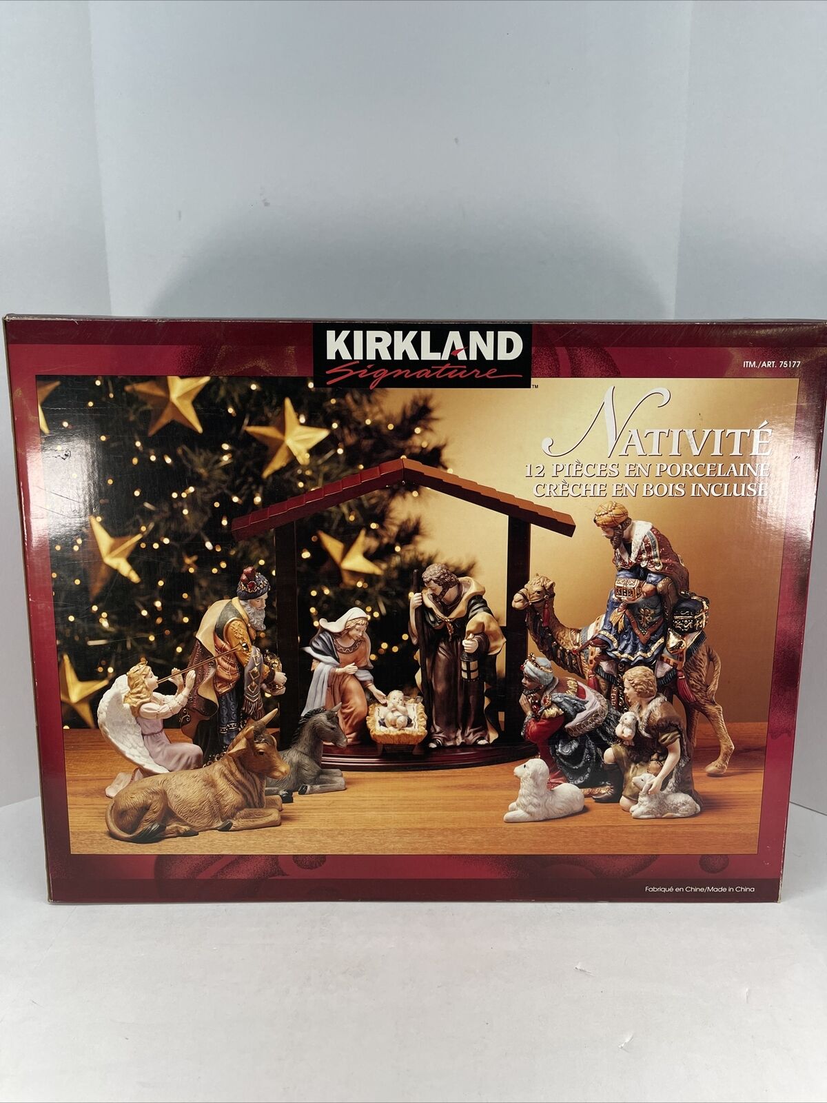 Kirkland Signature Costco 12 Piece Porcelain Nativity Set 75177 Complete EUC
