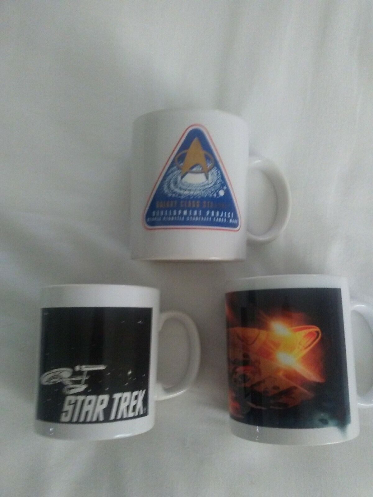 Set of Three (3) Star Trek Coffee Mugs