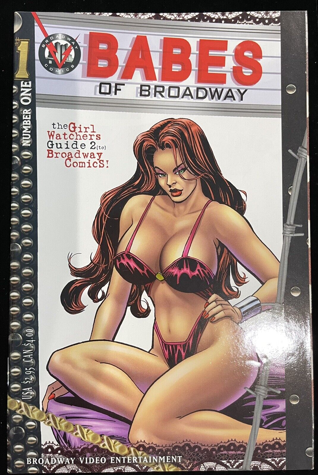 Babes Of Broadway Comic Book  #1 ~ GGA ~ Great Sexy Girl Cover Art. Man Cave Art