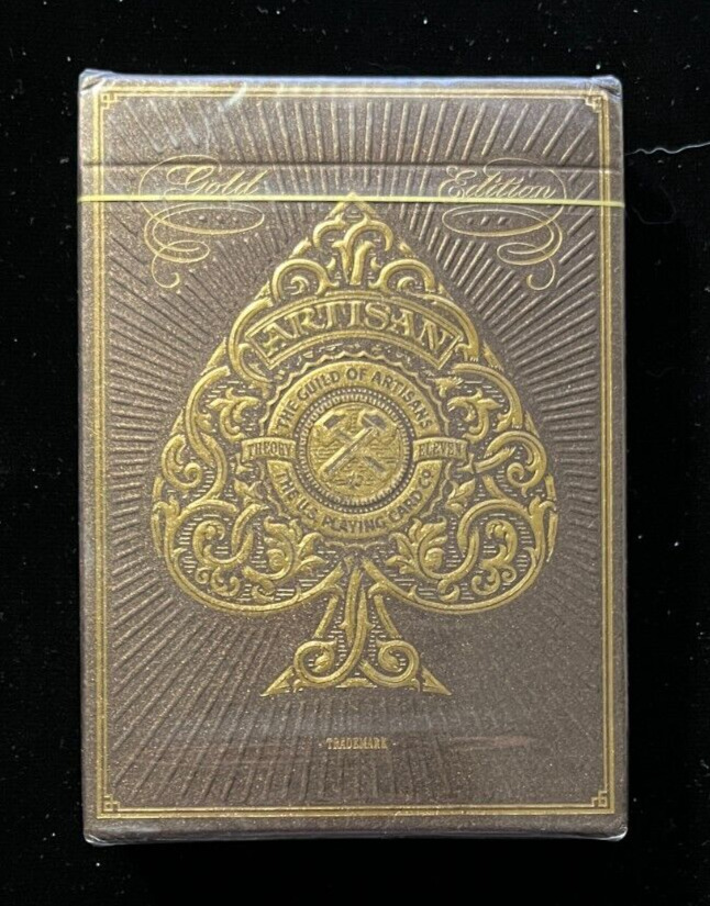 2019 Edition Theory 11 Gold Artisan Playing Cards Brand New Sealed (Rare) guild