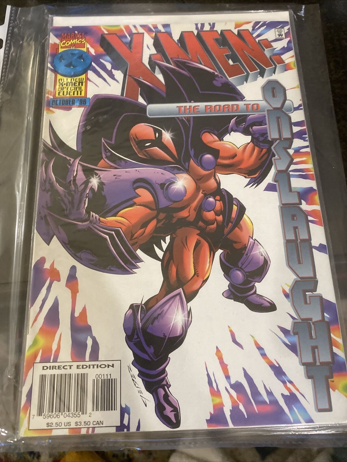 X-Men: The Road to Onslaught #1, Marvel Comics Oct 1996