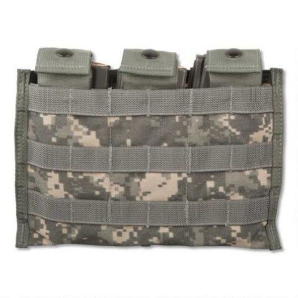 US Military Molle Triple Mag Pouch, ACU Digital, 8465-01-525-0598 Fast Shipping