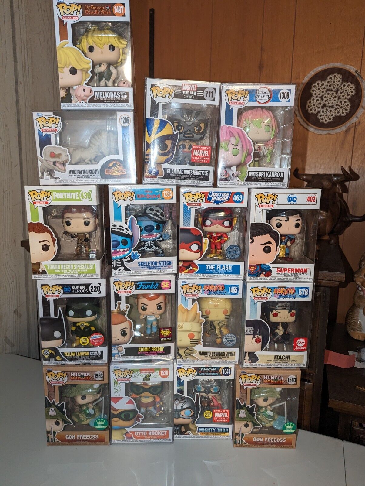 16 Funko Lot Pop Collection Mixed Of Everything From Anime To Non anime  bangers