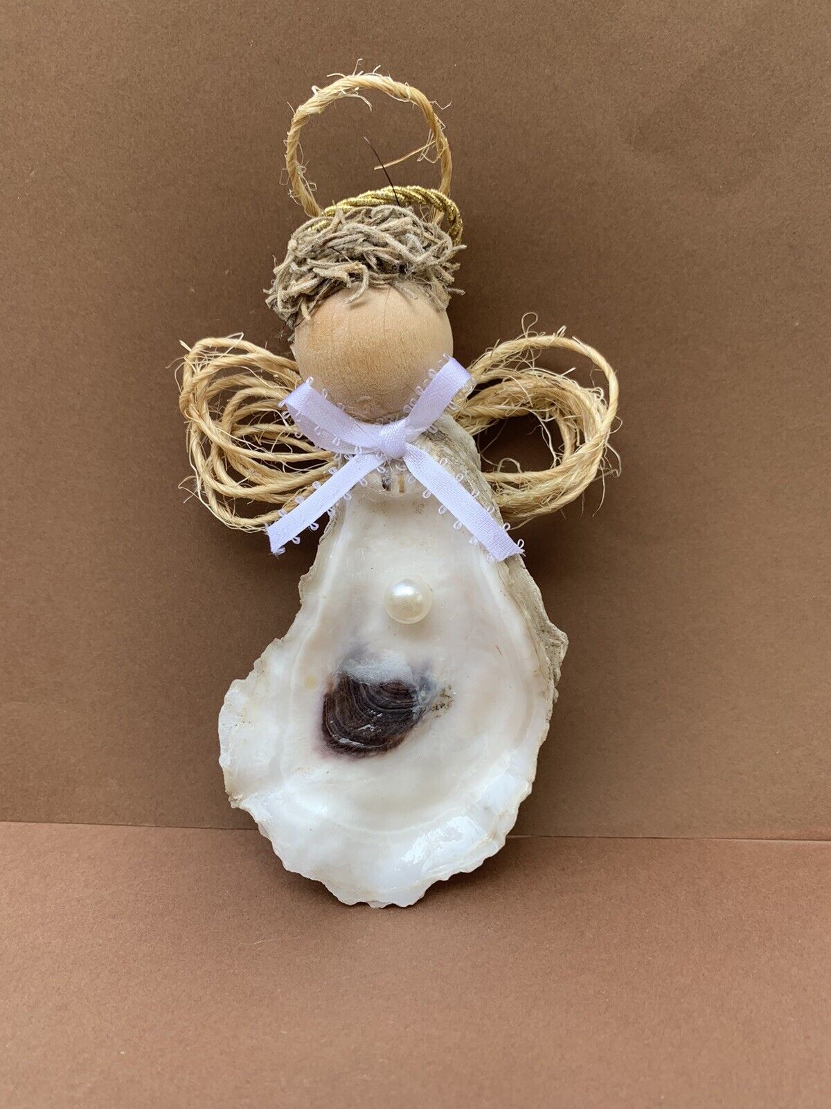 HANDCRAFTED OYSTER SHELL ANGEL