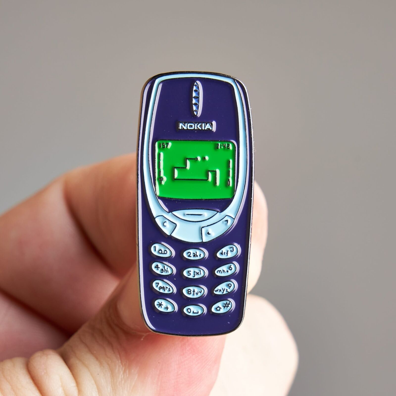 Nokia Brick Vintage Cell Phone Enamel Pin