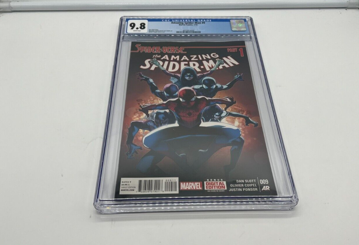 Amazing Spider-Man #9 CGC 9.8 Spider-Verse 2nd App of Spider-Gwen Marvel 2015