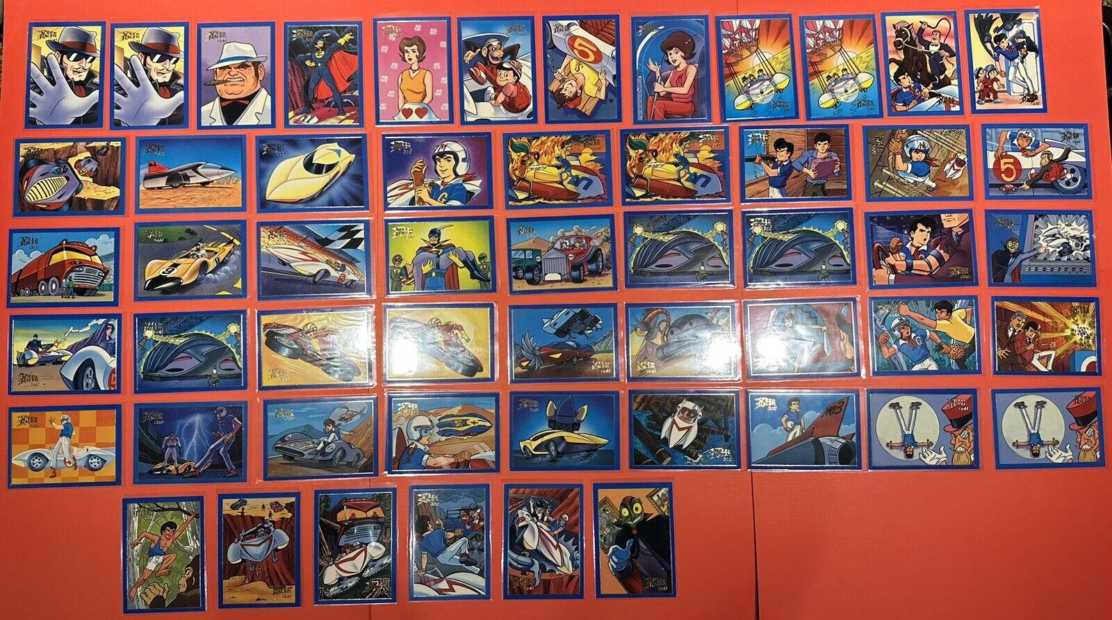 1993 Prime Time Speed Racer GOLD - partial set.  55 cards total.  Near Mint.