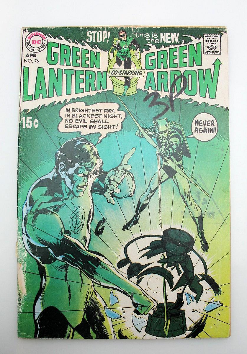 Green Lantern #76, DC, 1st App of Appa Ali Apsa Key Issue, Neal Adams Cover