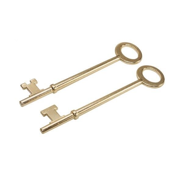 Hillman 701281 Skeleton Keys, Set of 2, Flat and Notch Tips