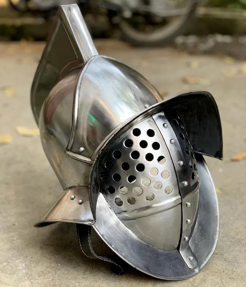 Medieval Murmillo Gladiator Helmet Knight Gladiator Movie Helmet Knight Battle