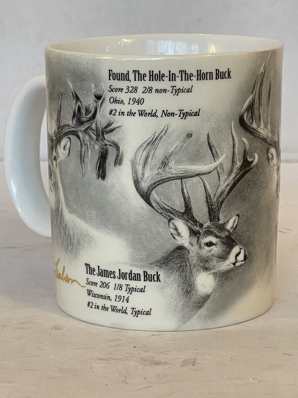 ‘World Record Whitetails’ Coffee Mug Cup Graphics by Dallen  Lambson