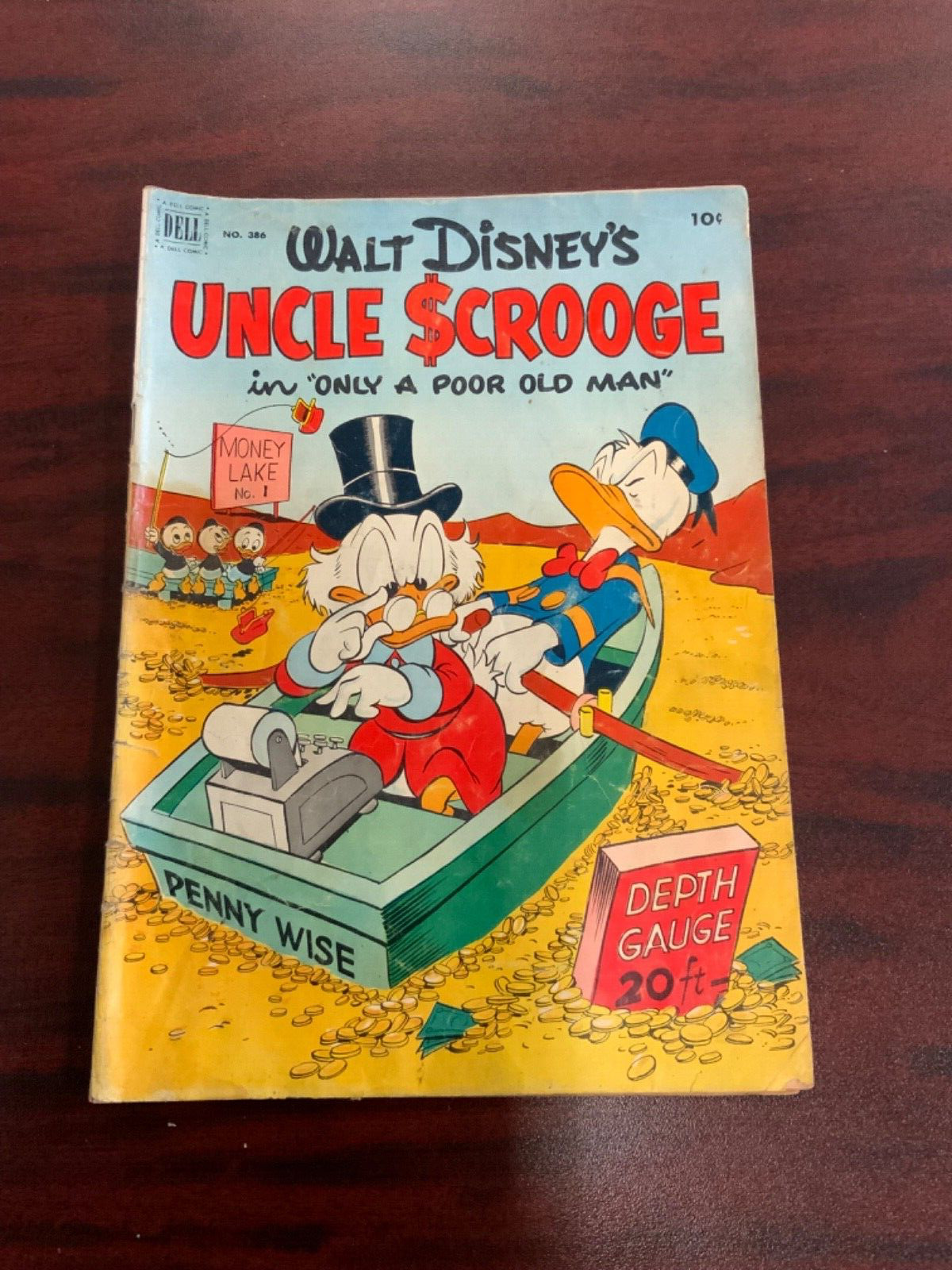 Walt Disney\'s Uncle Scrooge Four Colored Comics No. 386 1952-Carl Barks 2.5/3.0