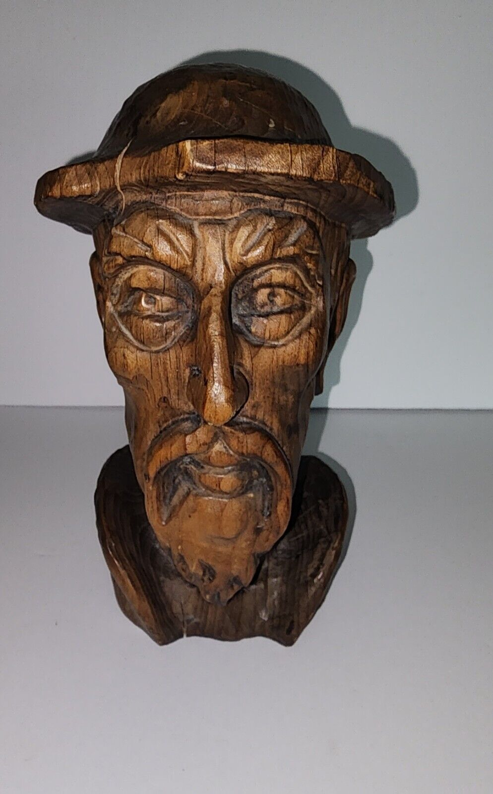 Vintage Don Quixote Wood Carving 11\