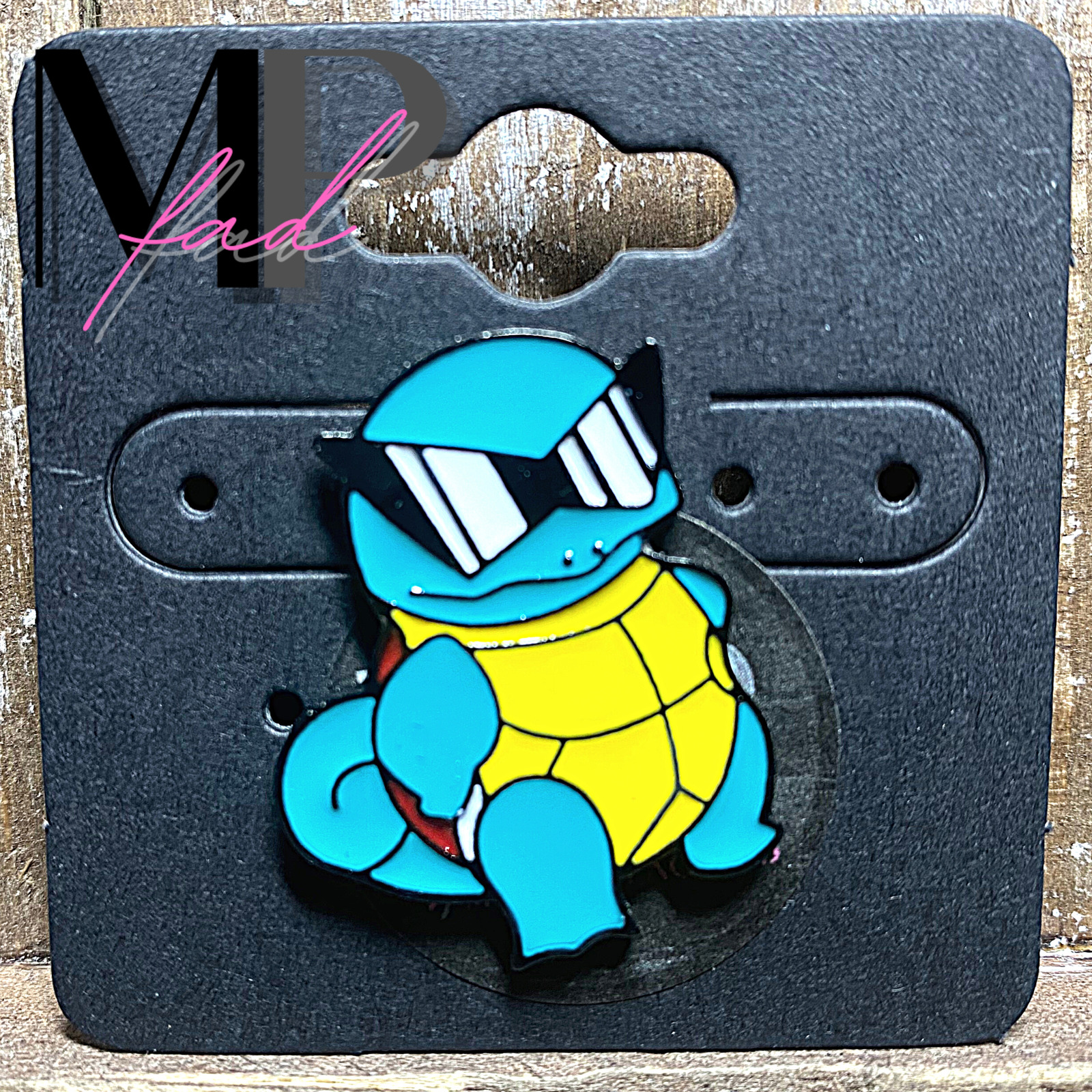 Pokemon Collectible Soft Enamel Pin Rubber Clutch COOL SQUIRTLE Squad SUNGLASSES