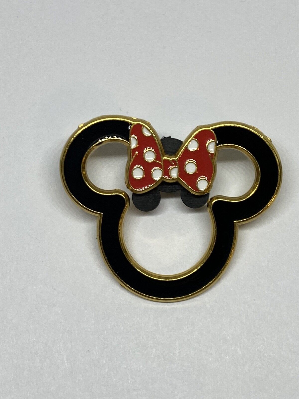 Disney Trading Pin - Minnie Mouse Icon Cutout with Bow