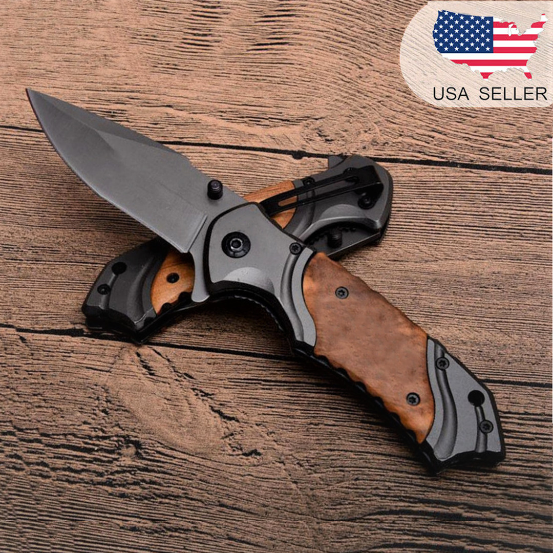 Tactical Knife Hunting Camping Survival Fishing Outdoor Folding Pocket Knife