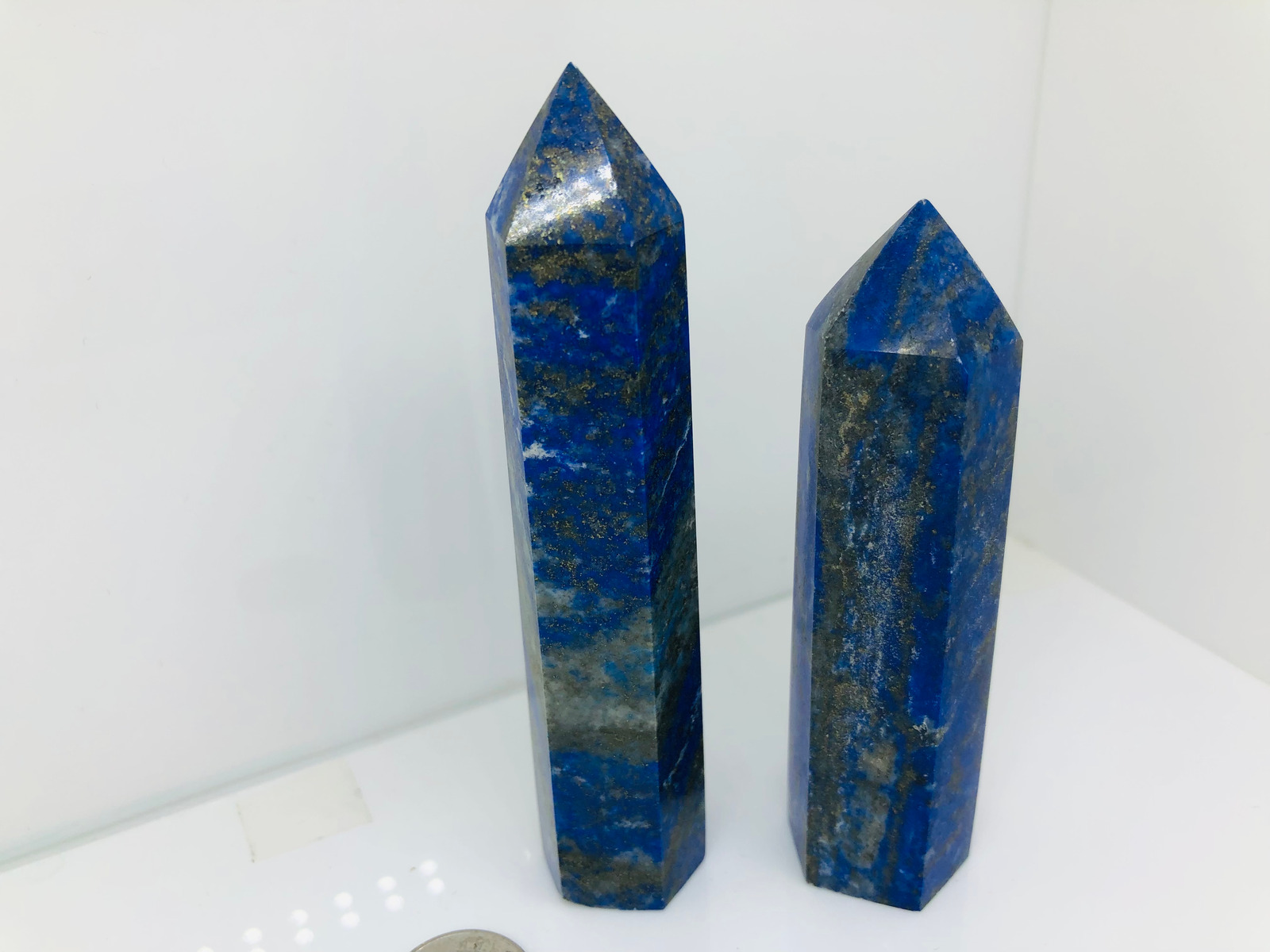 Natural Lapis Lazuli Wand Tower Point Healing Stone