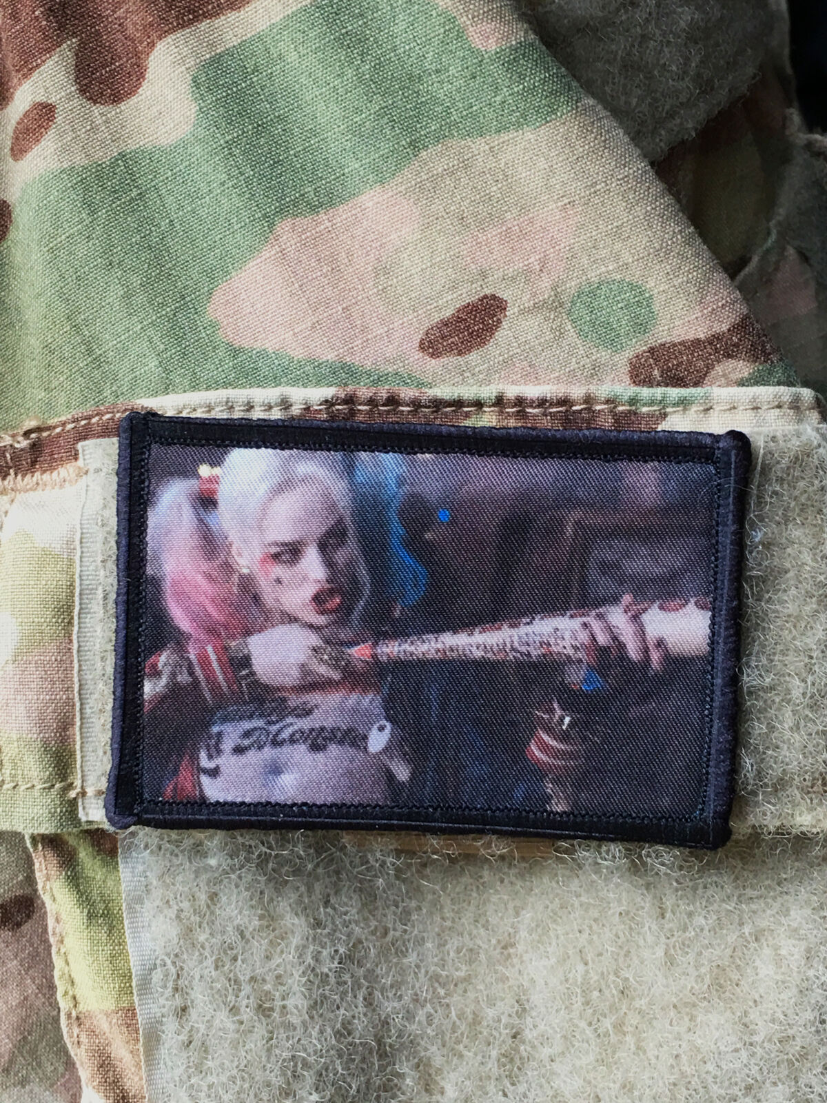 Suicide Squad Movie Harley Quinn Morale Patch Military Tactical Army Flag USA 