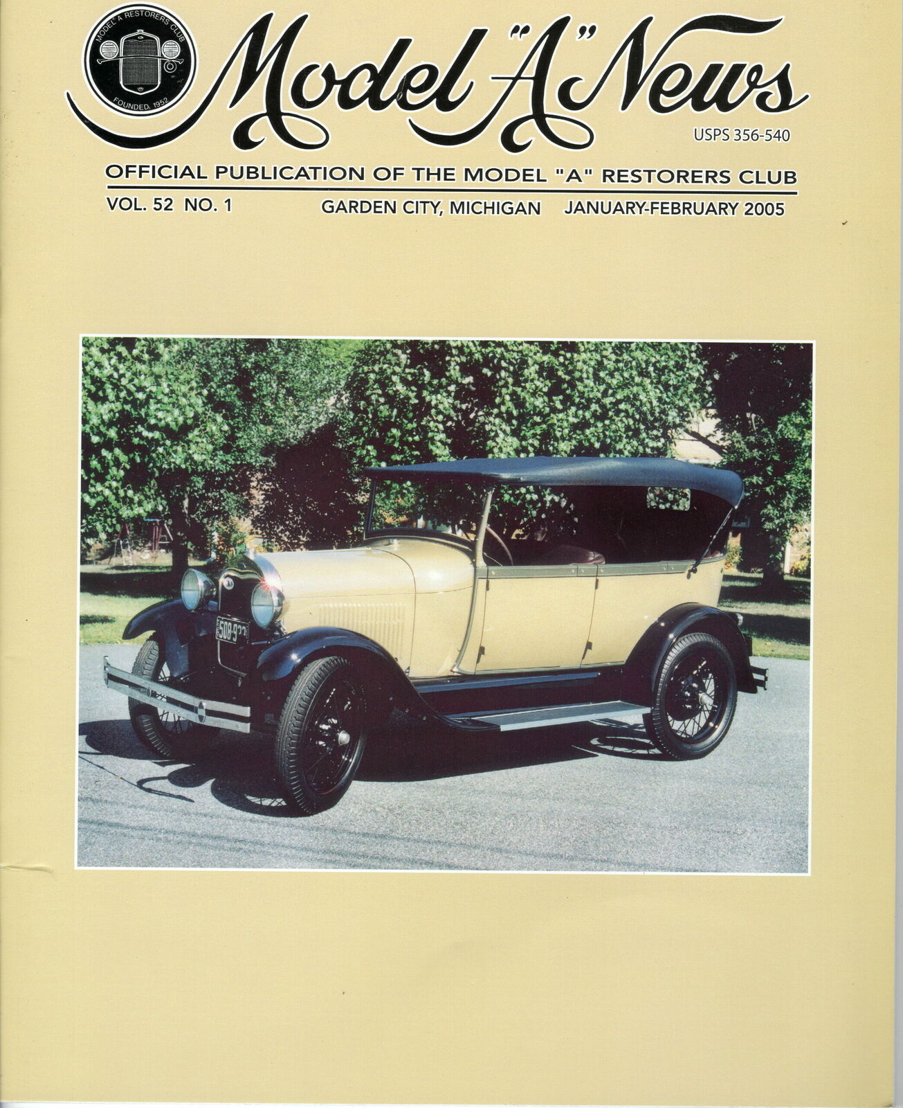 1928 MODEL “A” PHAETON - MODEL “A” NEWS OFFICIAL PUBLICATION VOL. 52 NO.1 2005