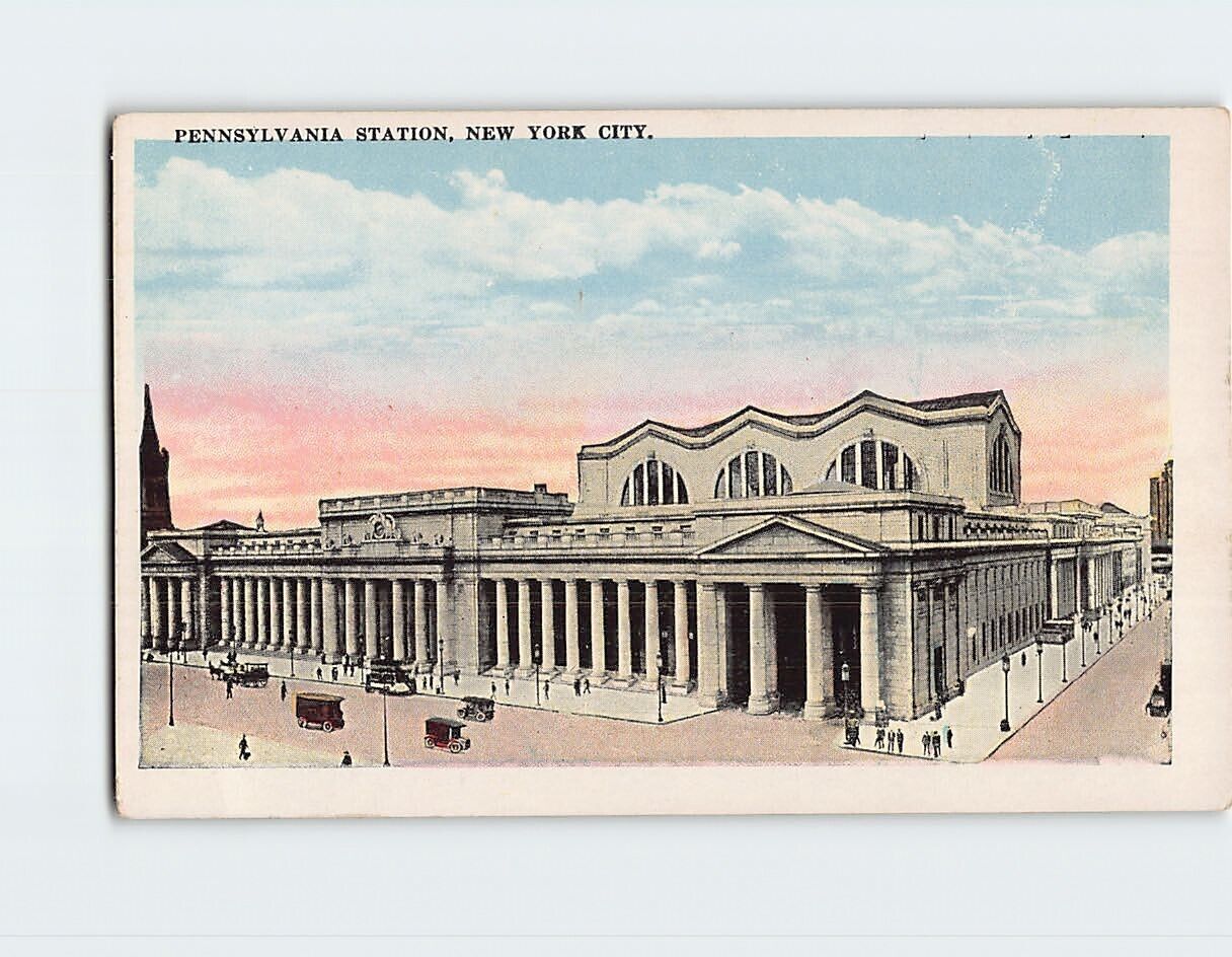 Postcard Pennsylvania Station New York City New York USA