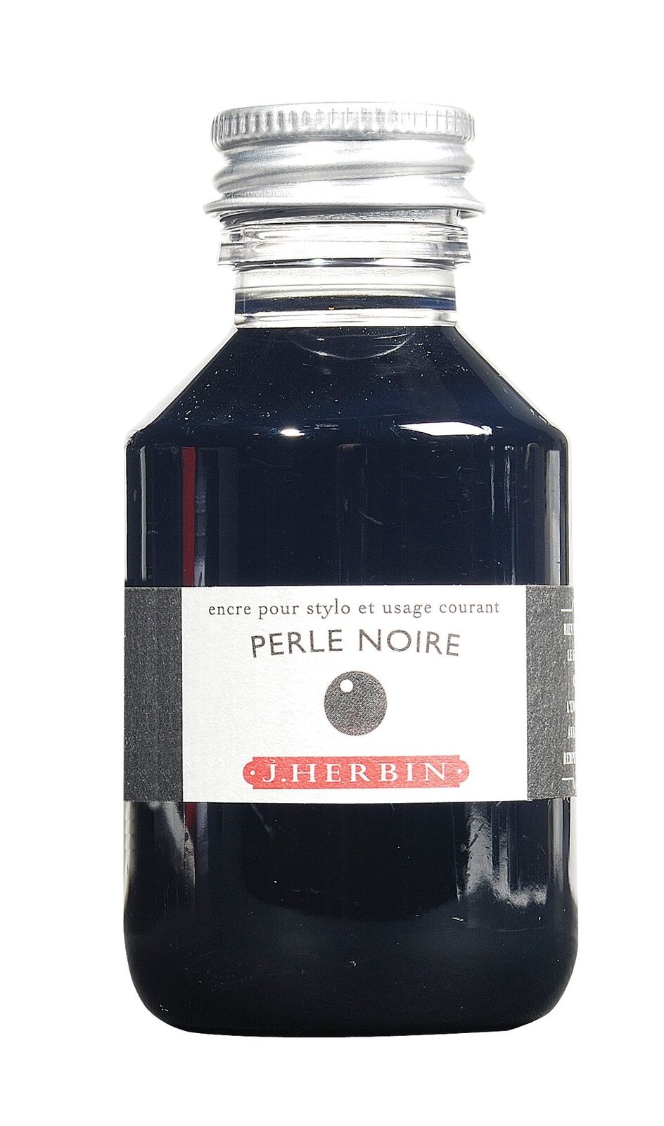 Herbin Fountain Pen Ink - 100ml Bottle - Perle Noire