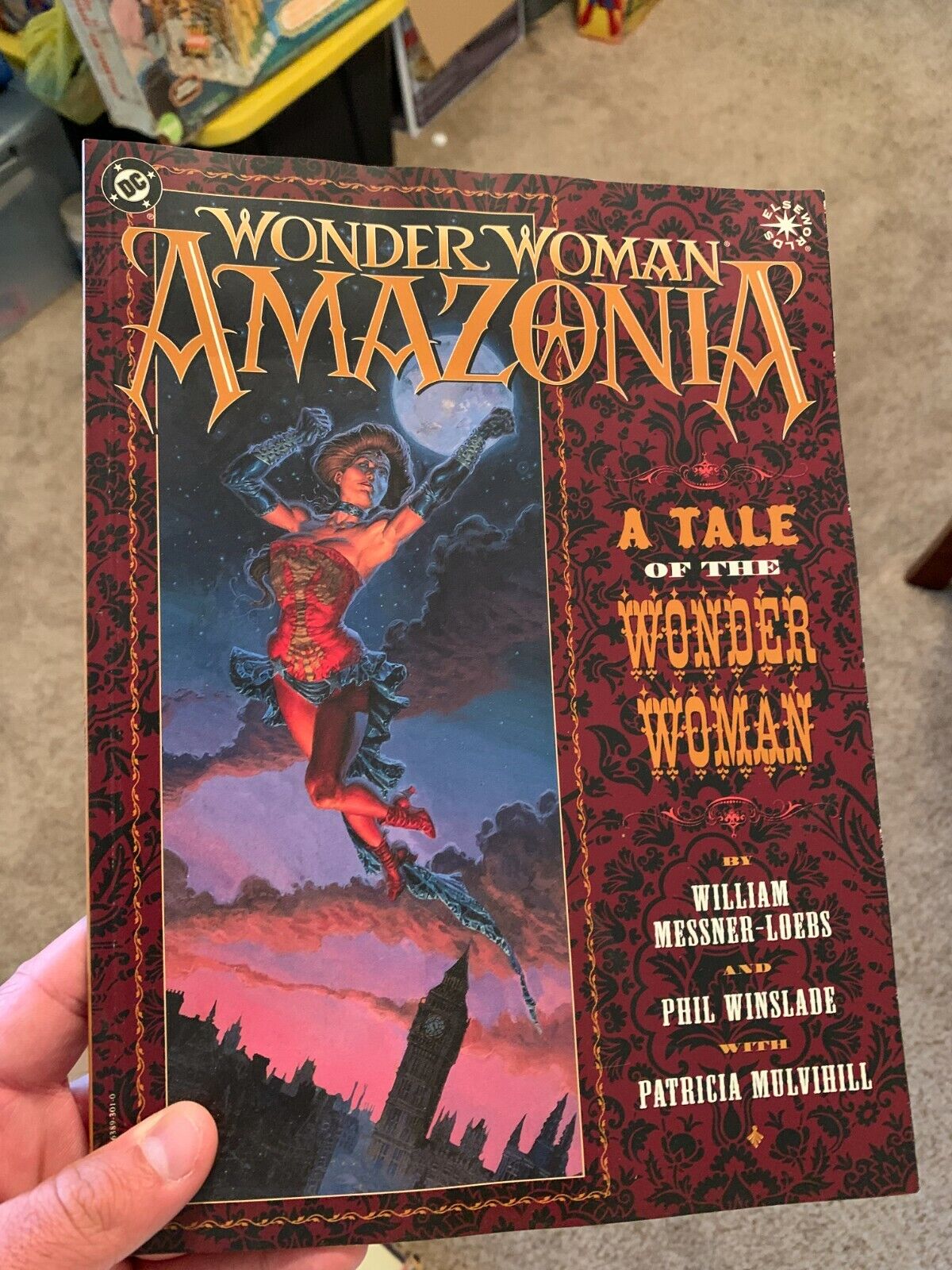 VINTAGE 1997 DC Comics WONDER WOMAN AMAZONIA TPB Graphic Novel Elseworlds