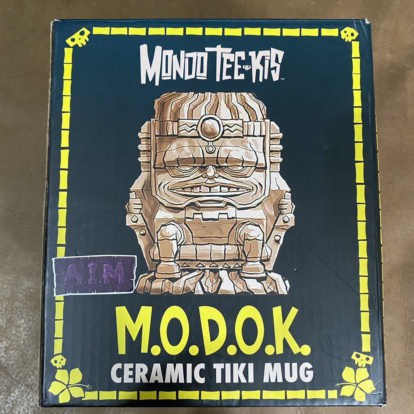 MODOK Variant AIM Purple Ceramic Tiki Mug Mondo Marvel Limited NEW