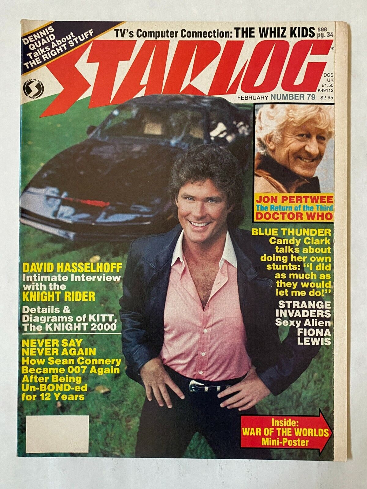 STARLOG #79 - 1984 February Featuring Knight Rider On Cover VINTAGE