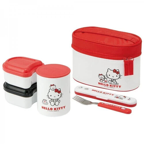 Japan Hello Kitty &Tiny Cham Insulation lunch Box Bento 560ml lightweight sanrio