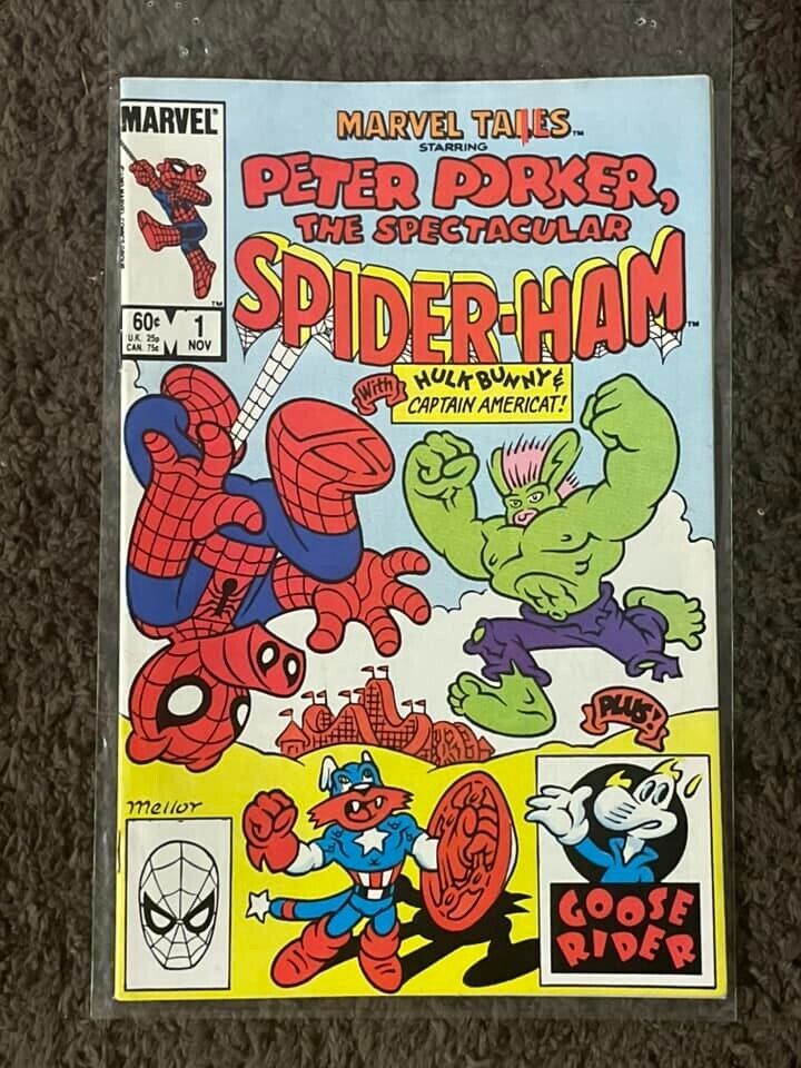 Marvel Tails: Peter Porker the Spectacular Spider Ham #1 (9.0+ MARVEL 1983) 1st