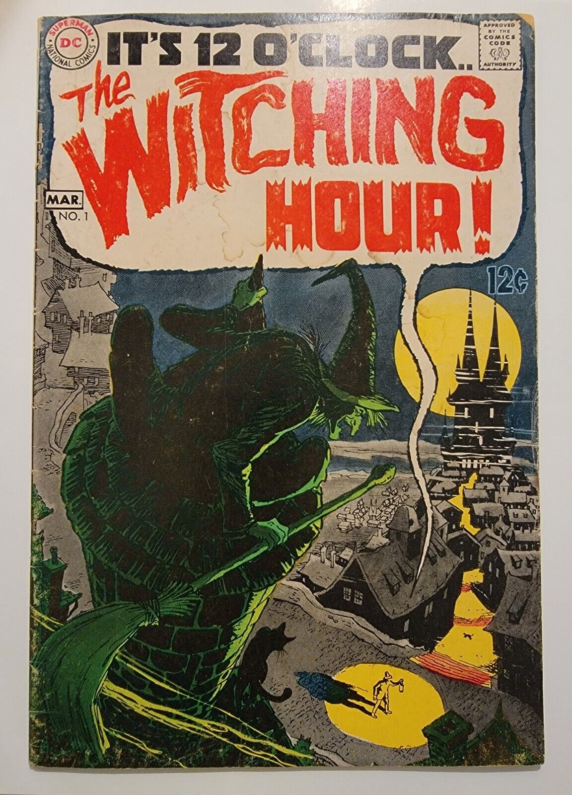 Witching Hour #1 VG+ 1st App of Mordred, Mildred Neal Adams 1969 Vintage Silver