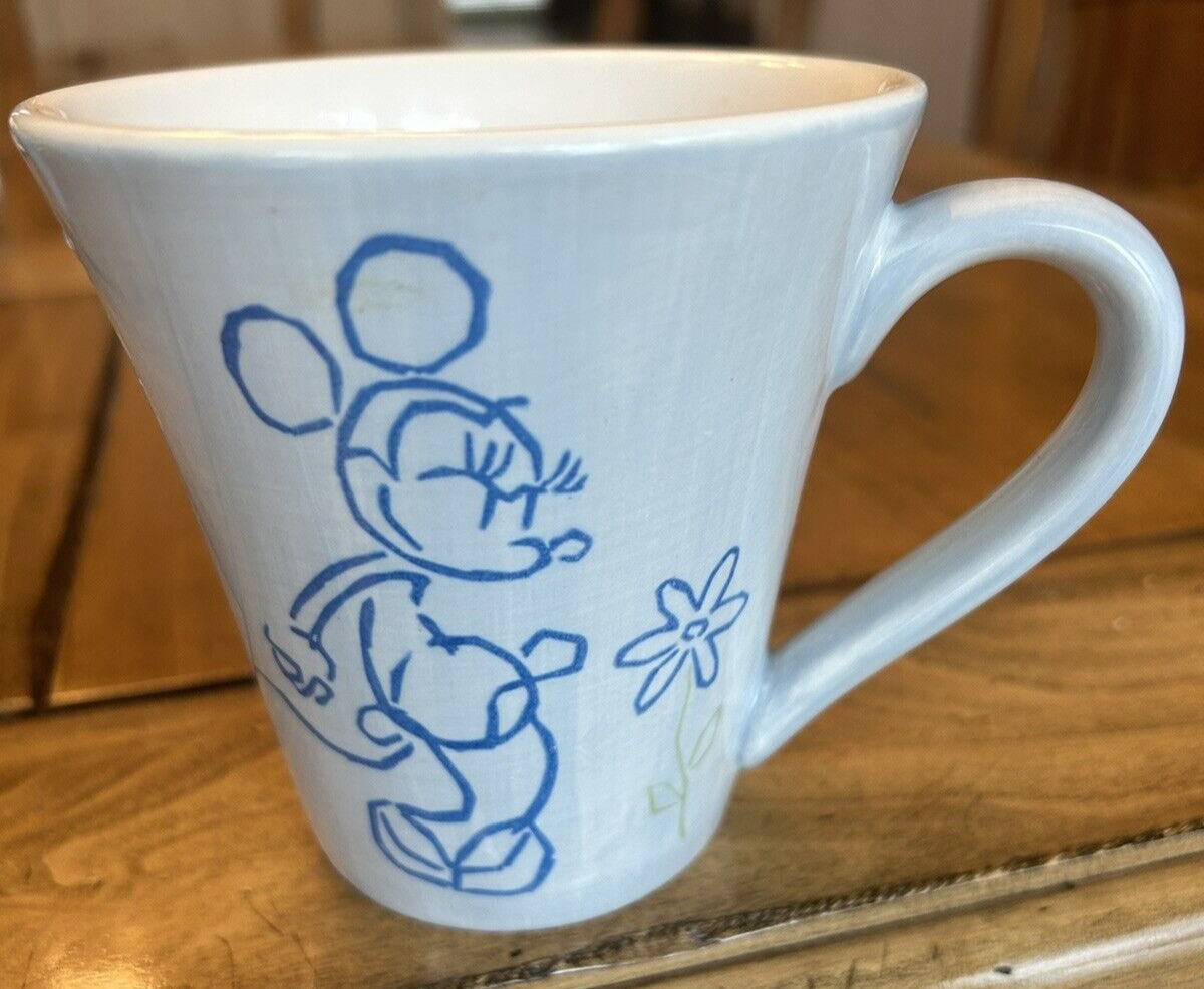 Disney Mickey Mouse Coffee Mug 10 oz. Light Blue
