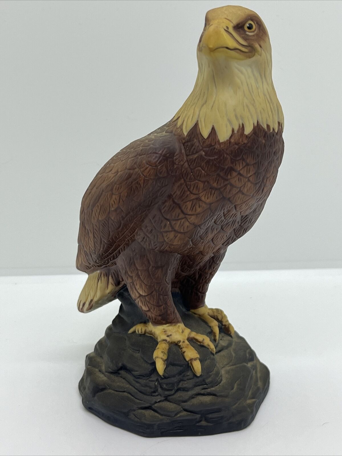 AVON  Pride of America Handcrafted  1982 Porcelain Bald Eagle Statue Figurine