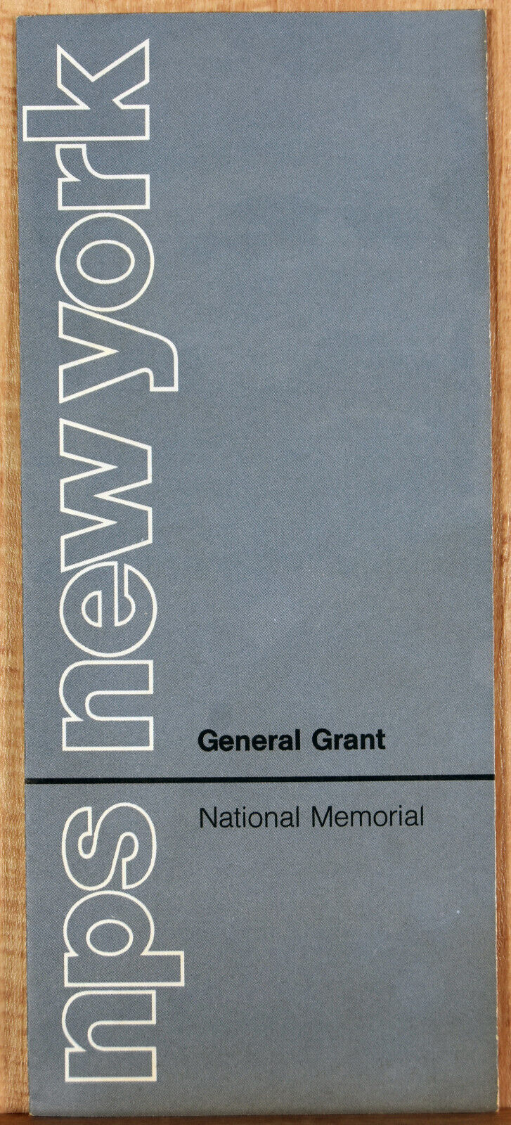 1974 Brochure General Grant National Monument New York NPS Union Armies