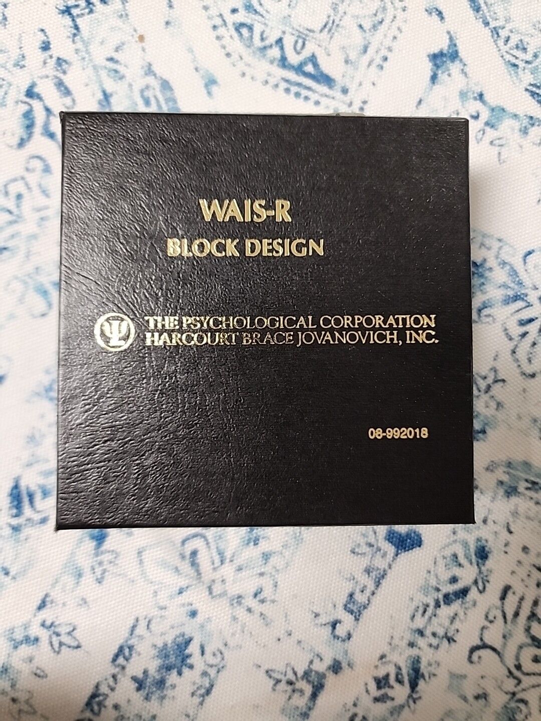 WAIS-R Wechsler Intelligence Scale Block Design Test for WAIS/WISC No Book