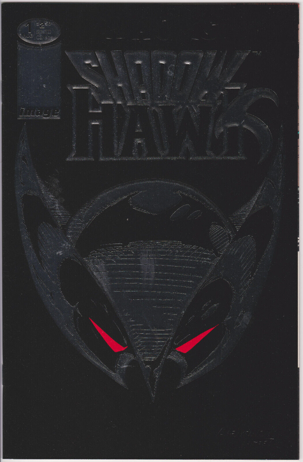 Shadowhawk #1 Vol. 1 (1992-1993) Image Comics, Silver Foil Cover, High Grade