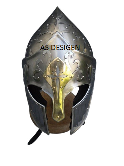 Lord Of The Ring Helmet Gondor SCA LARP Helmet Warrior Helmet Halloween Costum