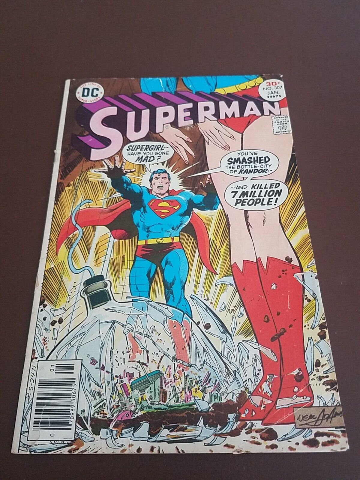 Superman #307 (Jan 1977, DC Comics) 3.5 VG- Combined Shipping 