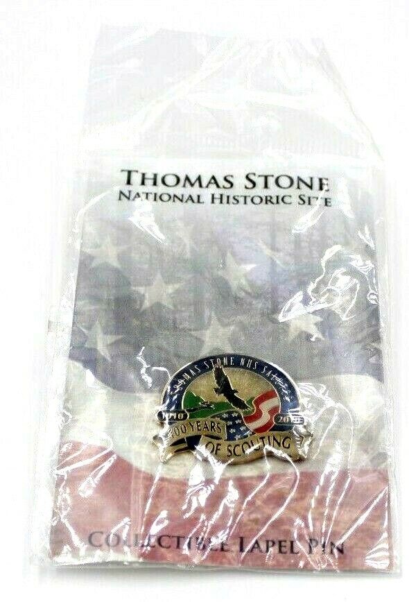 Sealed 2010 Boy Scouts BSA Thomas Stone National Historic Site Lapel Pin MD