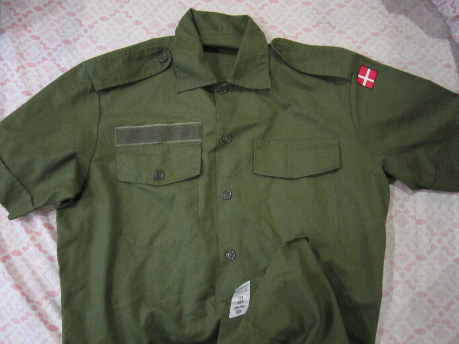 Vintage Military Shirt Summer Military Mens Shirt HMAK 2001 40L