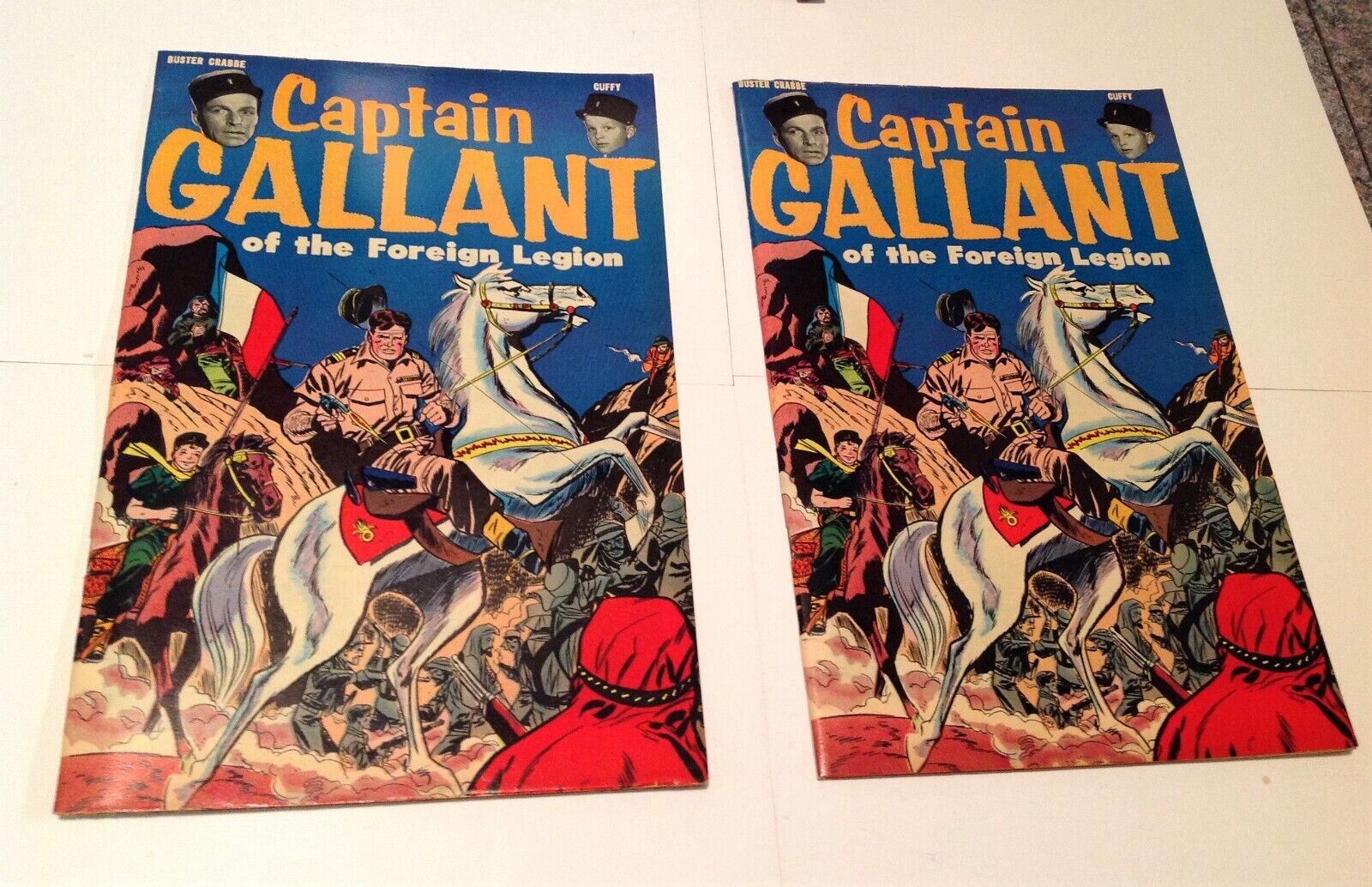 Captain Gallant of the Foreign Legion #1 1955 Heinz Food Promo 2 Book Lot (B)