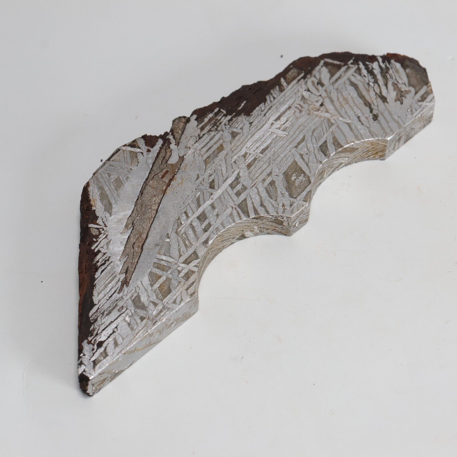 131g Slice meteorite,  Iron Meteorite part slice,Meteor wish,Collection F254