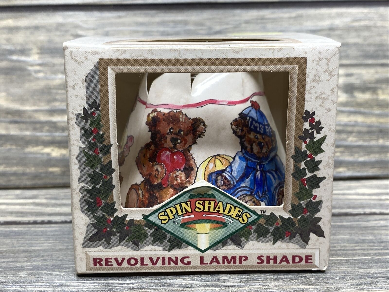Vintage Spin Shades 1997 Replacement Revolving Lamp Shade Teddy Bears Collection